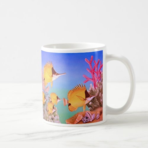 Long_nose Butterfly Fish Coffee Mug