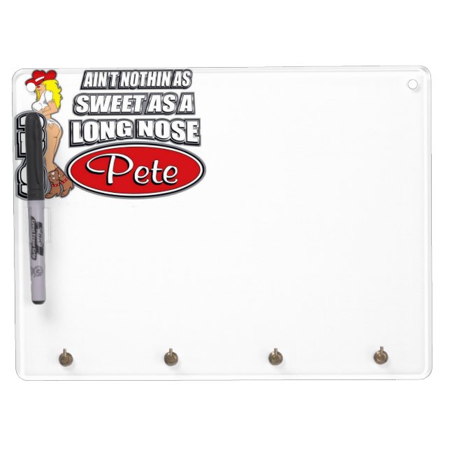 Long Nose Pete Dry Erase Board With Keychain Holder (Front)