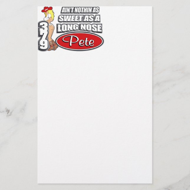 Long Nose Pete Stationery (Front)