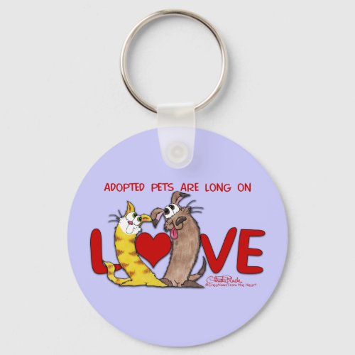Long on Love_Cat and Dog Keychain