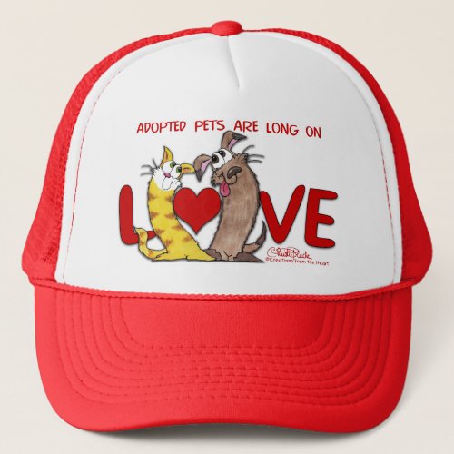 Long on Love_Cat and Dog Trucker Hat