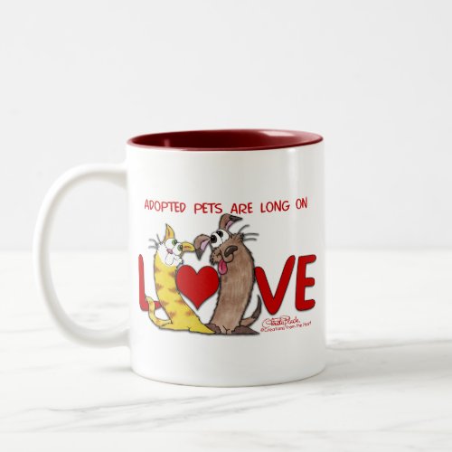 Long on Love_Cat and Dog Two_Tone Coffee Mug