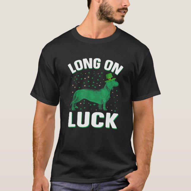 LONG ON LUCK St Patrick's Day T-Shirt (Front)