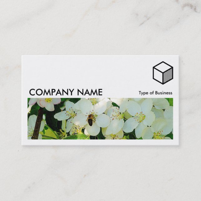 Long Picture 0101 (logo) - Making Honey Business Card (Front)
