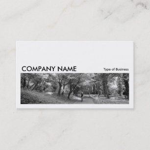 Long Picture 0102 - Cycle Way B&W Business Card