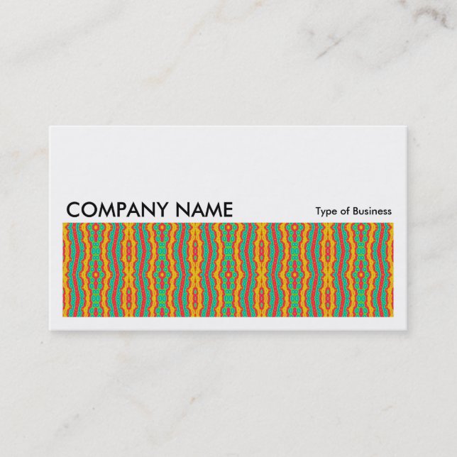 Long Picture 018 - Pattern Business Card (Front)
