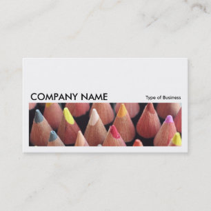 Long Picture 0190 - Color Pencils Business Card