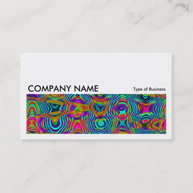 Long Picture 0191 - Fractal Abstract 191111a Business Card (Front)