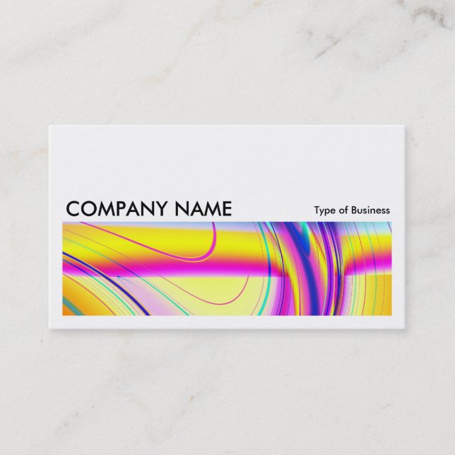 Long Picture 0194 - Fractal Abstract 061012f Business Card (Front)