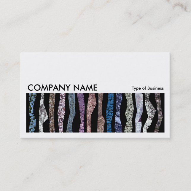 Long Picture 0197 - Mineral Stripes Business Card (Front)