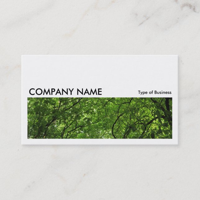 Long Picture 0214 - Woodland Canopy Business Card (Front)