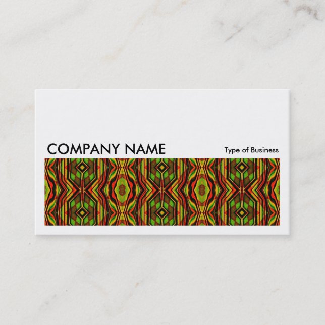 Long Picture 021 - Pattern Business Card (Front)