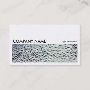 Long Picture 0244 - Water Droplets on Glass 01 Business Card