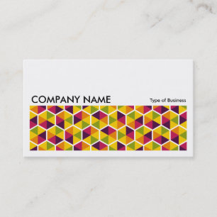 Long Picture 0251 - Hexagon Pattern 01 Business Card