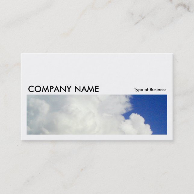 Long Picture 028 - Cloud Business Card (Front)
