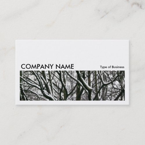 Long Picture 029 _ Snowy Branches Business Card