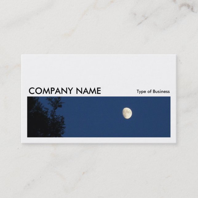Long Picture 041 - Summer Night Business Card (Front)