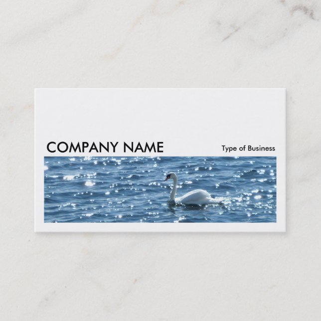 Long Picture 046 - Swan Business Card (Front)