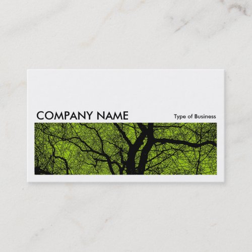Long Picture 067 _ High Contrast Tree _ 99CC00 Business Card