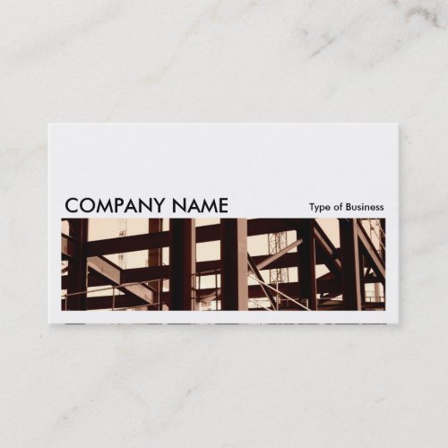 Long Picture 06 - Steel Frame Contruction Business Card Templates