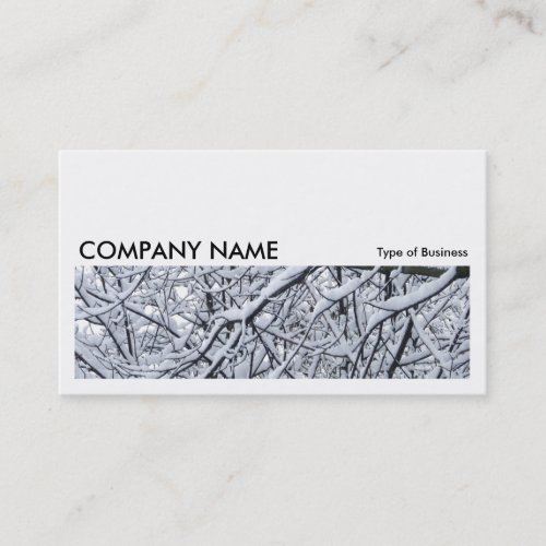 Long Picture 074 _ Snowy Branches Business Card