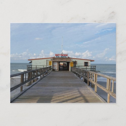 Long Pier in the Morning Postcard