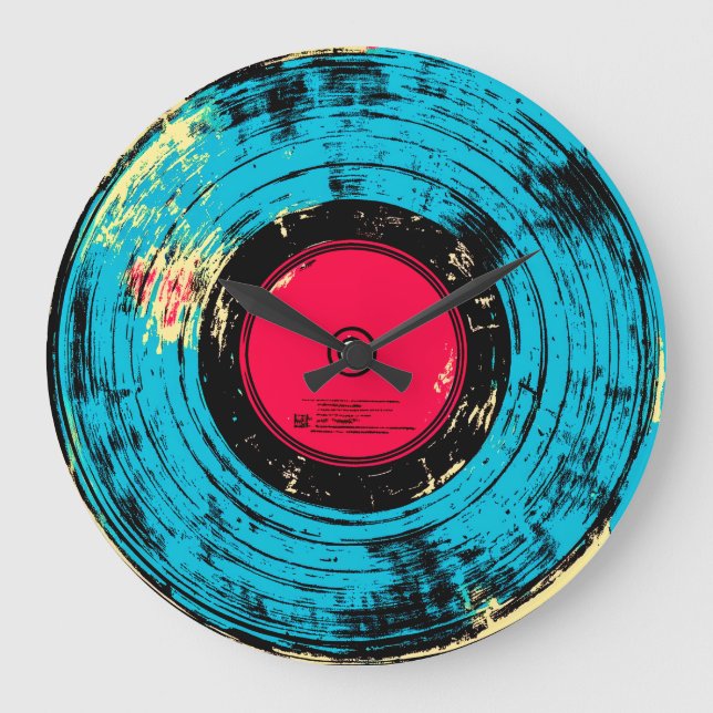 Long Play Wall Clock (Front)