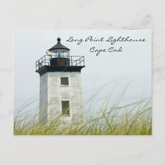Long Point Light Provincetown Cape Cod Post Card | Zazzle