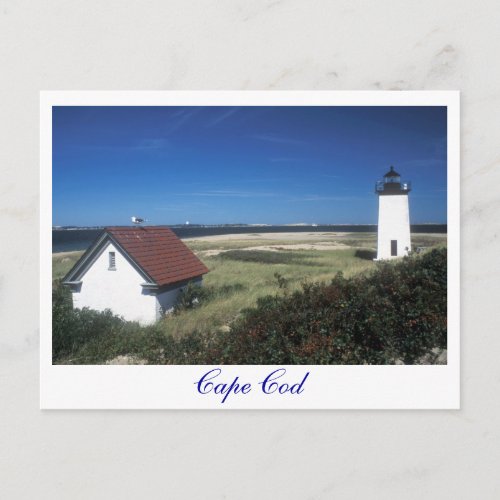 Long Point Lighthouse Provincetown MA Cape Cod Postcard