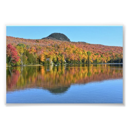 Long Pond in Autumn Westmore Vermont  Photo Print