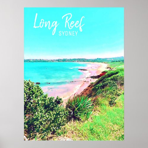 Long Reef Northern beaches sydney Poster
