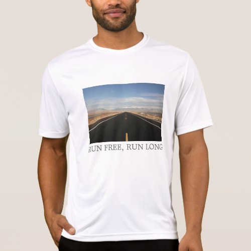 long_road RUN FREE RUN LONG T_Shirt