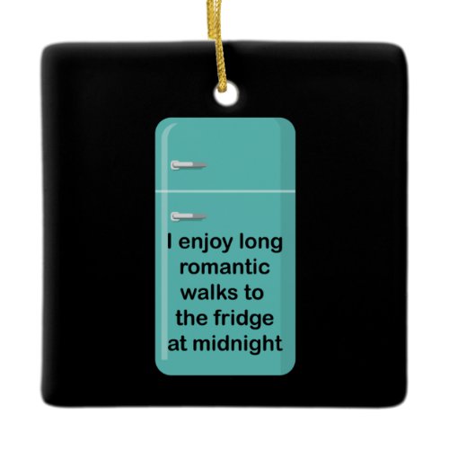 Long Romantic Walks Ceramic Ornament