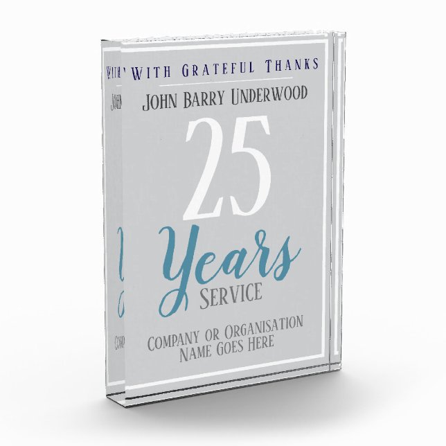 Long Service Award (Left)