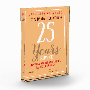 Long Service Award Certificate