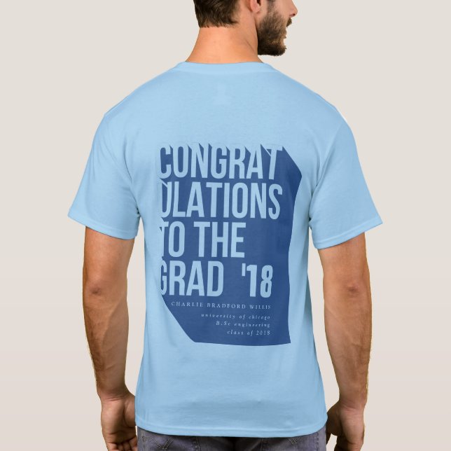 LONG SHADOW CONGRATS TO THE GRAD T-Shirt (Back)