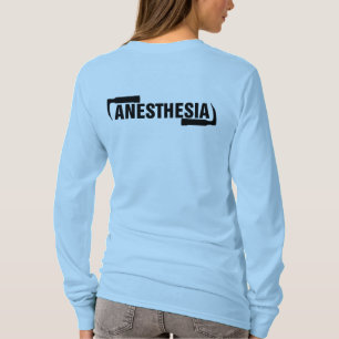 Long Sleeve Anesthesia Logo T-Shirt