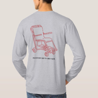 Long sleeve - black print T-Shirt