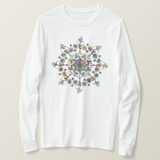 Long sleeve color mandala T-Shirt