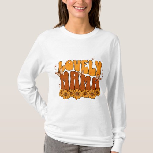 long sleeve mama lovely  T_Shirt