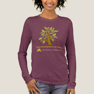 Long-sleeve Maroon CDLS Logo Tee