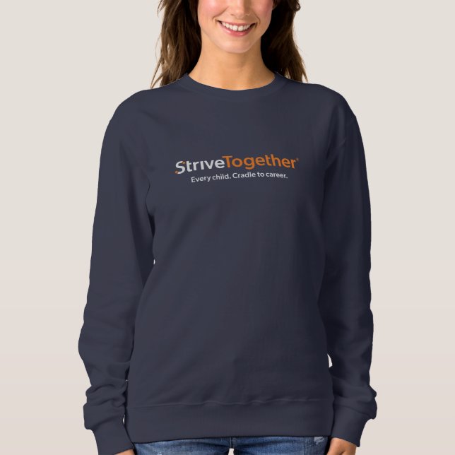 Long sleeve navy t-Shirt Sweatshirt (Front)