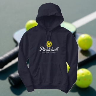 Long sleeve pickleball sport hoodie for men
