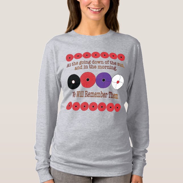 Long Sleeve Poppy T-Shirt (Front)