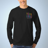 Men s Long Sleeve Business Shirt with Custom Logo Zazzle