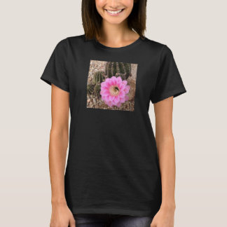 Long Sleeve Shirt Pink Cactus Flower