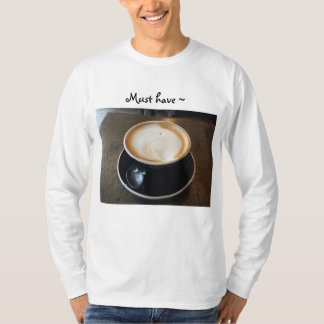 Long sleeve shirt w/coffee by Tony Cimino