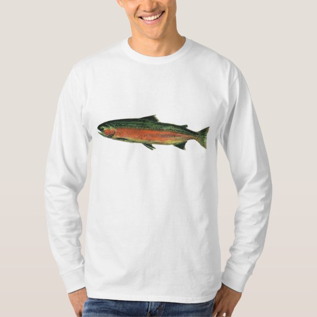 Long Sleeve Steelhead Trout Tee (Front)