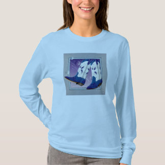 Long Sleeve T-shirt - Electric Slide Cowboy Boots