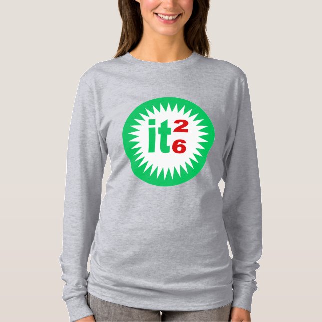Long Sleeve T-Shirt grey SUN  ITALIA  26 (Front)